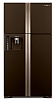 Холодильник Hitachi R-W 662 PU3  GBK черное стекло фото