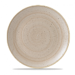 Тарелка мелкая круглая  Stonecast Nutmeg Cream SNMSEV111 28,8см, без борта