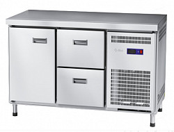 Холодильный стол Abat СХС-70-01 неохлаждаемая столешница без борта (ящики 1/2, дверь) фото