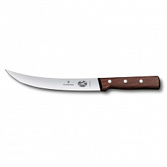 Нож для мяса изогнутый Victorinox Rosewood 20 см, ручка розовое дерево фото