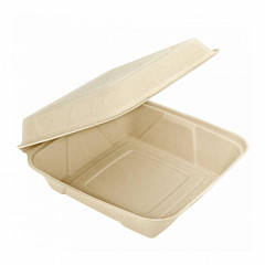 Ланч-бокс Garcia de Pou Bionic, 22,5*22,5*7,5 см, 50 шт, сахарный тростник в Москве , фото