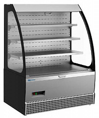 Витрина кондитерская Kayman KВК-950МГ открытая пристенная Люкс черный в Москве , фото