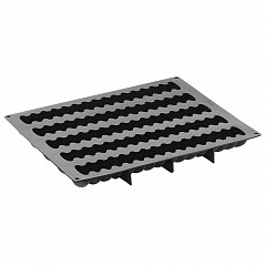 Форма кондитерская Pavoni PLUMMY 40*30 см, силикон, р-р ячейки: 360*50 мм, h 36 мм в Москве , фото 3