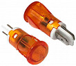 Лампа индикаторная  LED 230В 12мм (оранжевая)