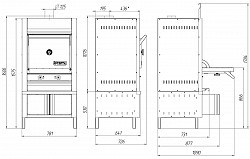 Гриль-ростер (хоспер) Vesta 25/23 в Москве , фото 2