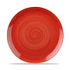 Тарелка мелкая круглая Churchill Stonecast Berry Red SBRSEV101 26 см фото