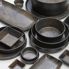 Салатник круглый P.L. Proff Cuisine 21,5*6,8 см Brush пластик меламин в Москве , фото 2