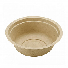 Миска одноразовая Garcia de Pou Bionic 350 мл, 13,5*4,6 см, натуральный цвет, 50 шт, сахарный тростник в Москве , фото