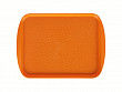 Поднос столовый с ручками  415х305 мм светло-оранжевый