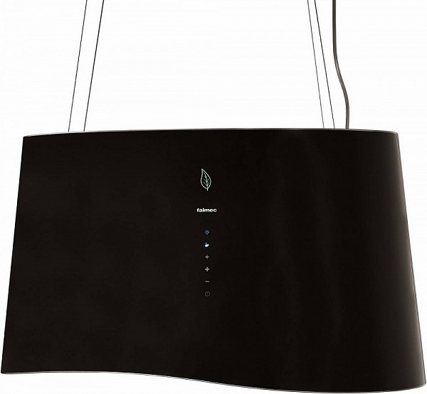 Островная вытяжка Falmec MARE E.ION IS GLASS BLACK (CENI66.E0P6#ZZZN441F) фото
