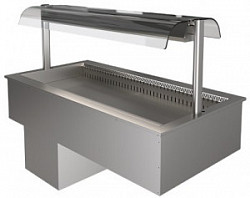 Встраиваемая охлаждаемая ванна с витриной Apach Chef Line LWRSI3VD фото