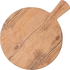 Блюдо для подачи с ручкой Prohotel пластик D=32см бежев. (M218632) фото