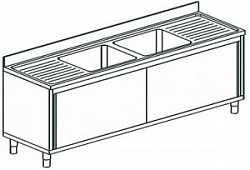 Ванна моечная Apach Chef Line L2S237-652WSD в Москве , фото