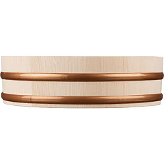 Кадка для риса Prohotel бамбук,пластик D=270,H=75мм бежев. (D10-27/20-0808-1) в Москве , фото 4