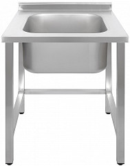 Ванна моечная Luxstahl ВМ1 7/7/8.5 (сталь 430-0,8) без фартука в Москве , фото 1