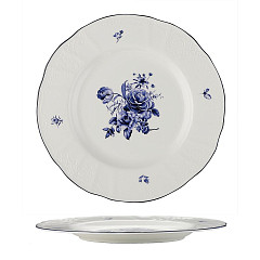 Тарелка мелкая P.L. Proff Cuisine d 21,6 см h1,6 см Blue Flower (81222026) в Москве , фото