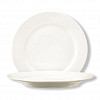 Тарелка P.L. Proff Cuisine 25,5 см белая фарфор фото