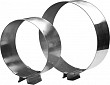 Форма для выпечки разъемная  Кольцо раздвижное 200х400/65, нержавеющая сталь