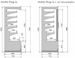 Холодильная горка Polair Stretto 1250 MG Plug-In в Москве , фото 5