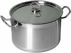 Кастрюля индукционная из нержавеющей стали Luxstahl 5 л фото