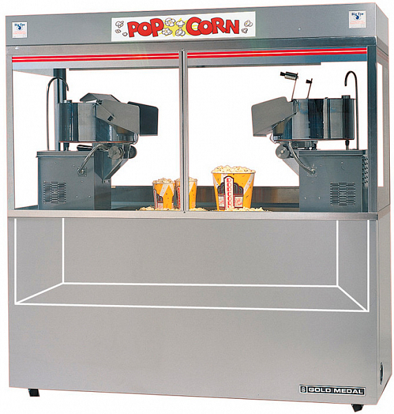Аппарат для попкорна Gold Medal Twin 48-oz Cornado Neon (44065) фото