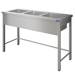 Ванна моечная Atesy ВСМЦ-Л-3.500.500.300-02-О (ВСМЦ-3/1800/700Н) в Москве , фото