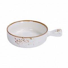 Блюдо круглое с ручкой P.L. Proff Cuisine d 15 см h5 см 500 мл Elegance Sun в Москве , фото 1