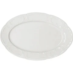 Блюдо овальное Bauscher Моцарт овальное фарфор ,L=32см белый (57 2032) в Москве , фото 1