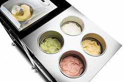 Витрина для мороженого Nemox Gelatto Sweet 4 Pozzeti Black i-Green в Москве , фото 3