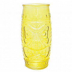 Бокал стакан для коктейля Barbossa-P.L. 500 мл Тики желтый стекло фото