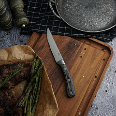 Нож для стейка P.L. Proff Cuisine 23,4 см Garwin Pakka Wood в Москве , фото 4