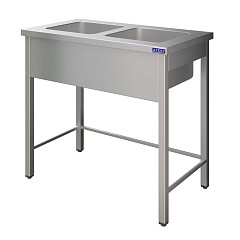 Ванна моечная Atesy ВСМЦ-Л-2.500.400.250-02 (ВСМЦ-2/1200/600Н) в Москве , фото