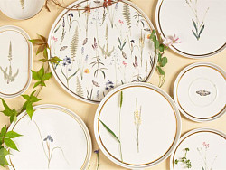 Тарелка десертная Porland BOTANICAL 21 см Цветок №2 (18CP21) в Москве , фото 3