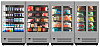 Холодильная горка Полюс FC20-08 VM 1,3-2 (Carboma Cube 1930/875 ВХСп-1,3) 9006-9005 фото
