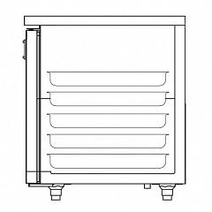 Стол морозильный Turbo Air KWF15-2GN-700 в Москве , фото 2