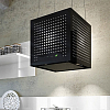 Островная вытяжка Falmec Rubik Isola Glass Black фото
