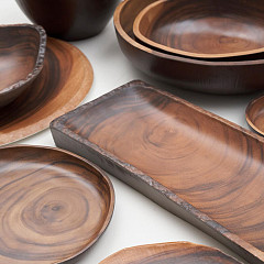 Блюдо круглое P.L. Proff Cuisine 21,5 см African Wood 2 пластик меламин в Москве , фото 3