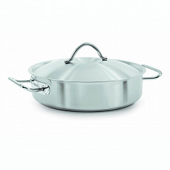 Кастрюля низкая с крышкой KAPP 17 л, 30*24 см нерж. 18/8 в Москве , фото