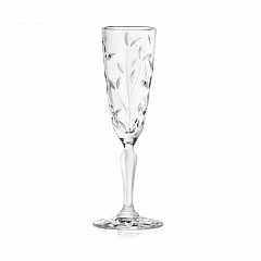 Бокал-флюте для шампанского RCR Cristalleria Italiana 160 мл хр. стекло Style Laurus в Москве , фото