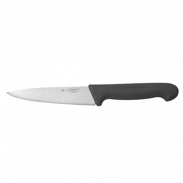 Нож для нарезки P.L. Proff Cuisine PRO-Line 16 см, черная пластиковая ручка фото