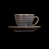 Чайная пара Corone Terra 300 мл, сине-коричневый фото
