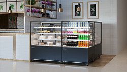 Тепловая витрина напольная Полюс KC78-130 SH 0,9-1 в Москве , фото 4