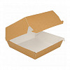Коробка для бургера Garcia de Pou 17,5*18*7,5 см, натуральный 50 шт/уп, картон фото
