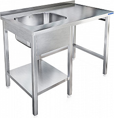 Стол предмоечный Kayman СПМФ-121/1207 правый в Москве , фото