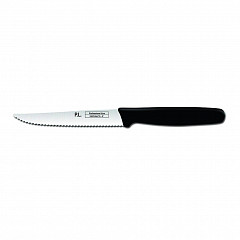 Нож для нарезки P.L. Proff Cuisine PRO-Line 11 см, пластиковая черная ручка, волнистое лезвие в Москве , фото