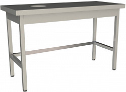 Стол для сбора отходов Restoinox СПО-14/6-О-Л фото