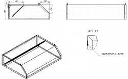 Зонт вытяжной Gastrolux ЗВПК-1211 в Москве , фото 2