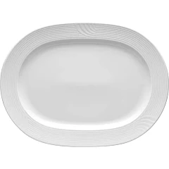 Блюдо овальное Bauscher Карат фарфор ,L=29,5,B=22,5см белый (25 2029) в Москве , фото 1