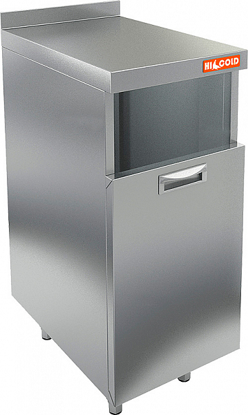 Стол под мусорный бак с бортом Hicold НБММБ-4/7Б фото