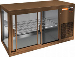 Витрина холодильная настольная Hicold VRL 1100 R Bronze фото